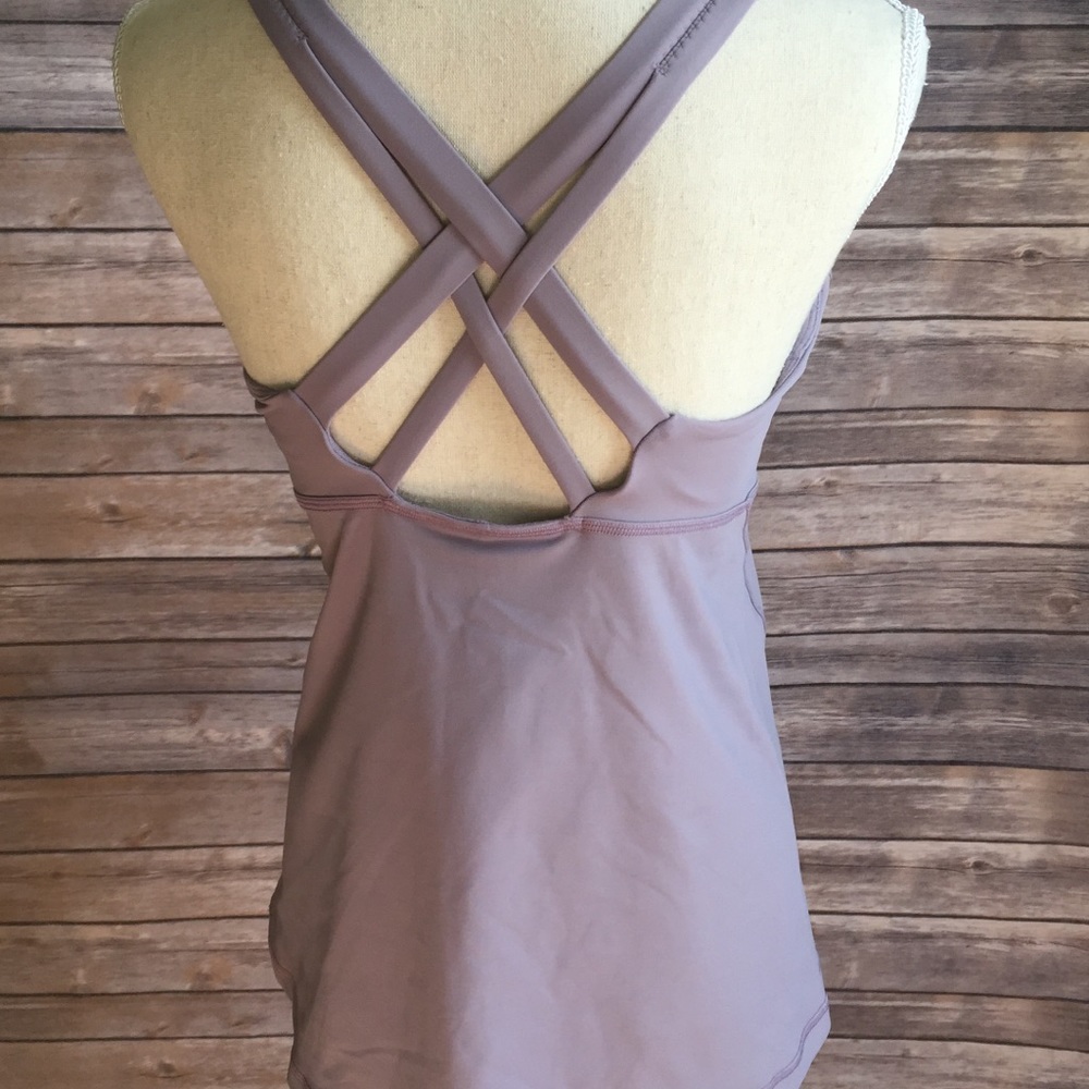 NWT lululemon stash n’ Run tank dusty dawn top 10 - Picture 4 of 7